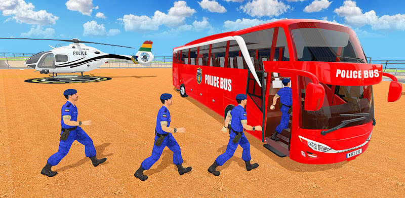 US Police Bus Simulator Game