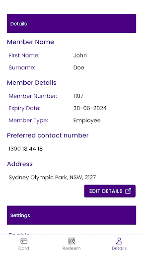 Connected Membership Screen 3