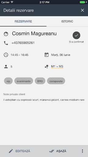 ialoc - Reservations Manager Screen 3