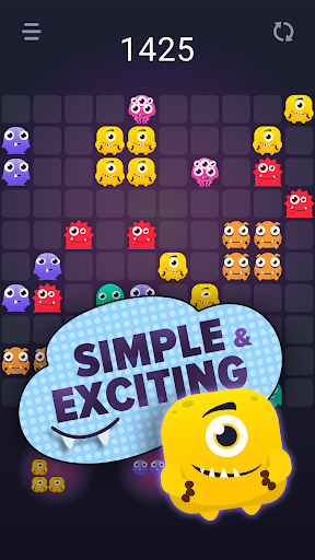 Android application Monstro Puzzle - Match 3 screenshort