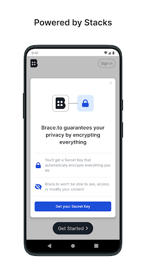 Screenshot of Brace.to - Bookmark Manager