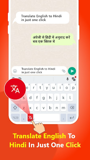 Android application Hindi Keyboard - Translator screenshort