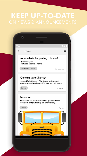 Android application AAEC Early College Schools screenshort
