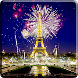 Fireworks in Paris Video LWP icon
