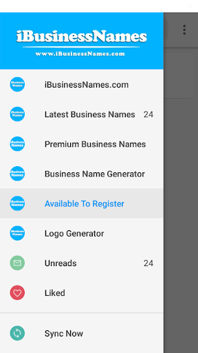 i Business Names Screen 2