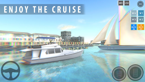 Jet Boat Sim Cruise Ship Drive 1.354 screenshots 1