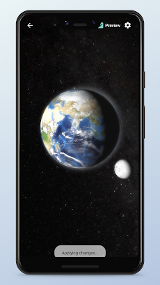 Earth and Moon Live Wallpaperのおすすめ画像2