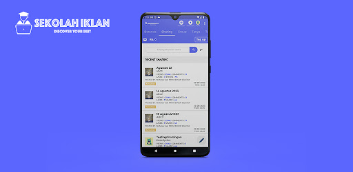 Android application Sekolah Iklan App screenshort