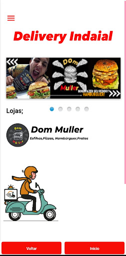 Android application Delivery Indaial screenshort