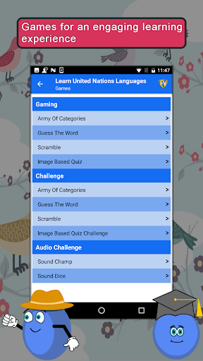 Learn UN Official Languages Screen 3