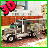 Transport Truck Zoo Animals 3D icon
