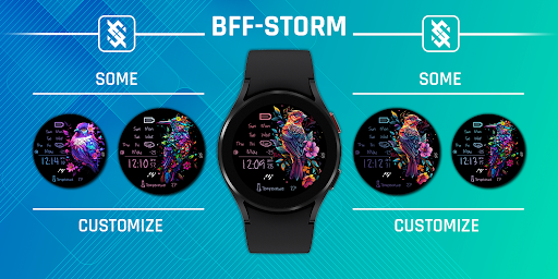 BFF60 - Neon Art Fantasy Bird screenshot 3