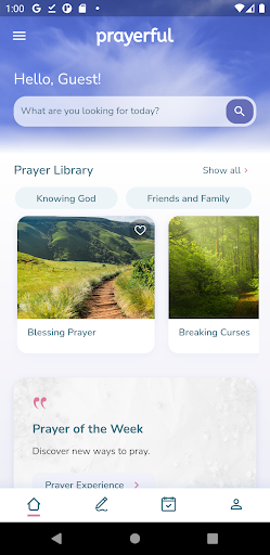 Android application Prayerful by CHM screenshort