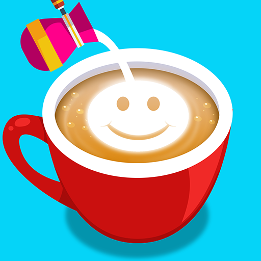 Color Me Coffee Art Draw It & logo