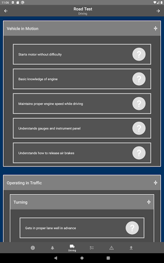 Swift Road Test Screen 3
