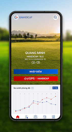 Android application Ghandicap: Golf GPS & Handicap screenshort