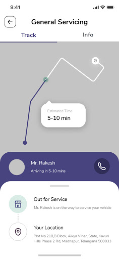 Beyond Garage  Service App