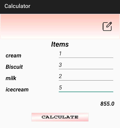 Scientific calculator Screen 2
