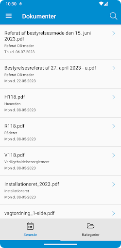 Android application VIBO - Min Bolig screenshort