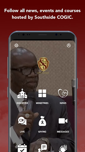 Android application South-Side COGIC screenshort