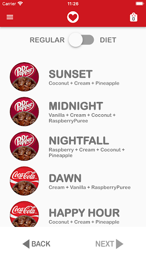 Android application Soda Time screenshort