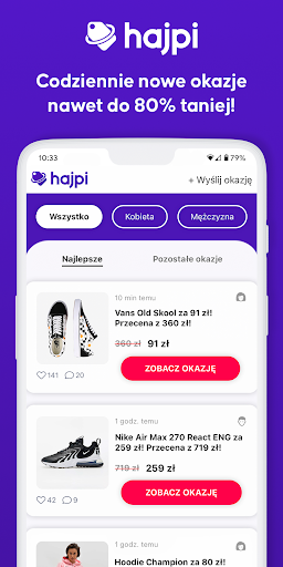 Hajpi - Okazje, Sneakersy Buty Screenshot 1 - AppWisp.com