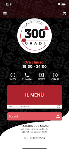 Android application 300 Gradi screenshort