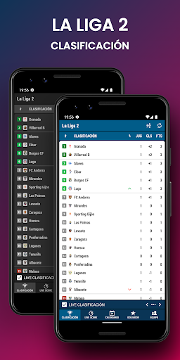La Liga 2 española screenshot