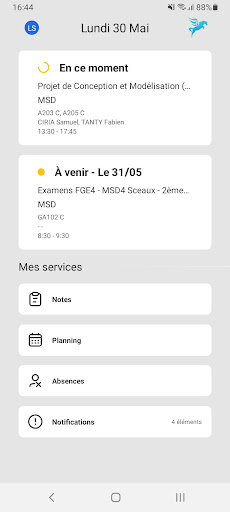 Android application Pegasus Education App screenshort