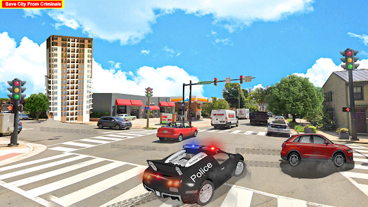 Real Police Car Chase-Juego d