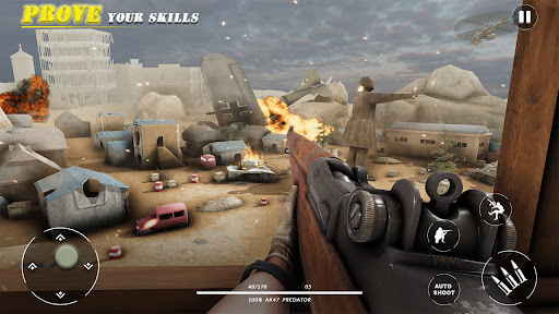 Android application World War Sniper - Gun Games screenshort
