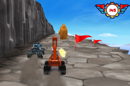 blaze and the monster machines games dragon island race