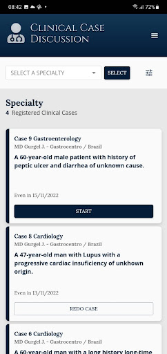Clinical Case Discussion Screen 3