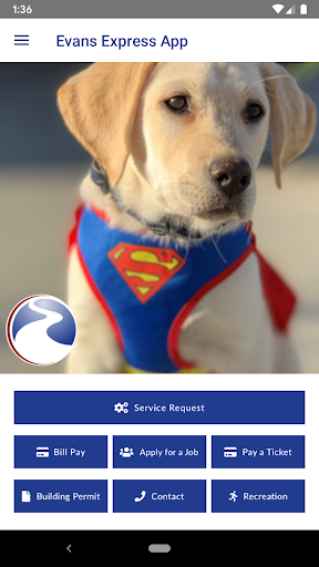 Evans Express App Screen 2