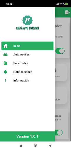Seguritaxi Conductor Screen 2