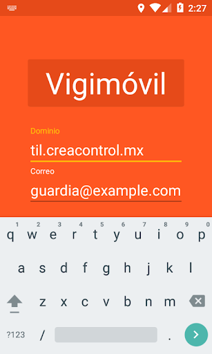 Android application Vigimovil screenshort