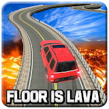 Impossible Prado Stunts on Lava Floor Tracks 3d icon