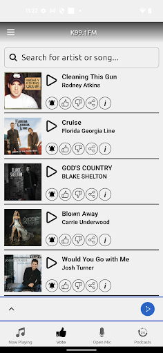K99.1FM Screen 3
