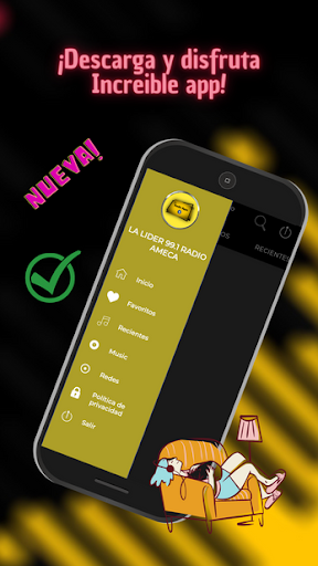 Android application La Lider 99.1 Radio Ameca screenshort