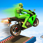 Cover Image of Télécharger Superhero Bike StuntsMega Ramp  APK