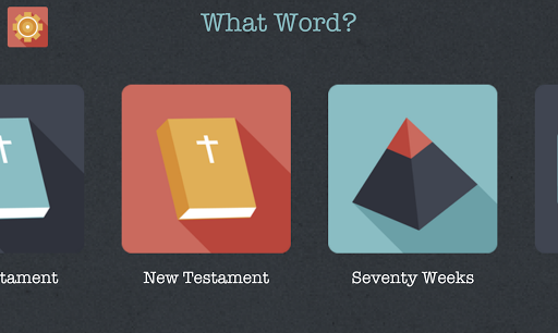 Android application What Word? - Young Foundations screenshort