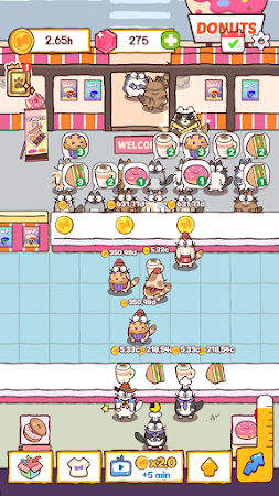 Game screenshot Cooking Cats: Idle Tycoon apk download