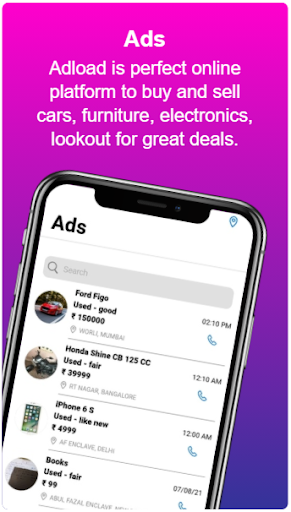 Adload - Ad buy sell Screen 3
