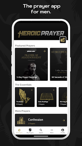 Android application Heroic Prayer screenshort