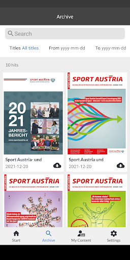 Sport Austria Publikationen Screen 2