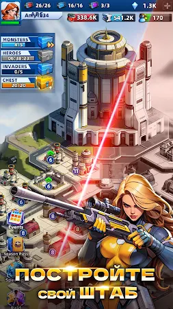 Game screenshot Супергерои и Пазлы: Match3 RPG apk download
