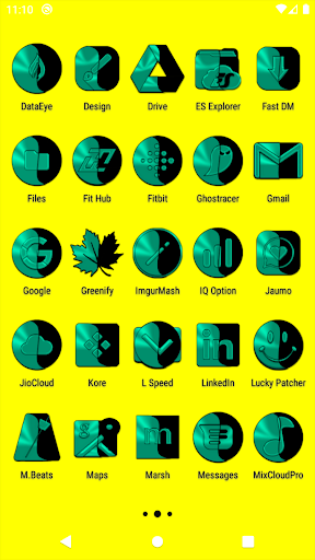 Wicked Teal Icon Pack Screen 3