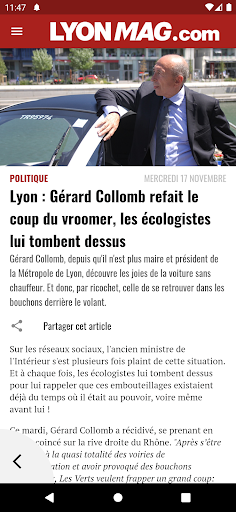 Lyonmag news from Lyon France Screen 3