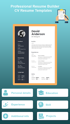 cv resume builder Screen 2