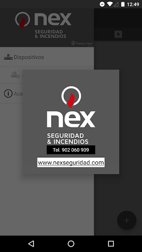 Android application Nex EasyView screenshort